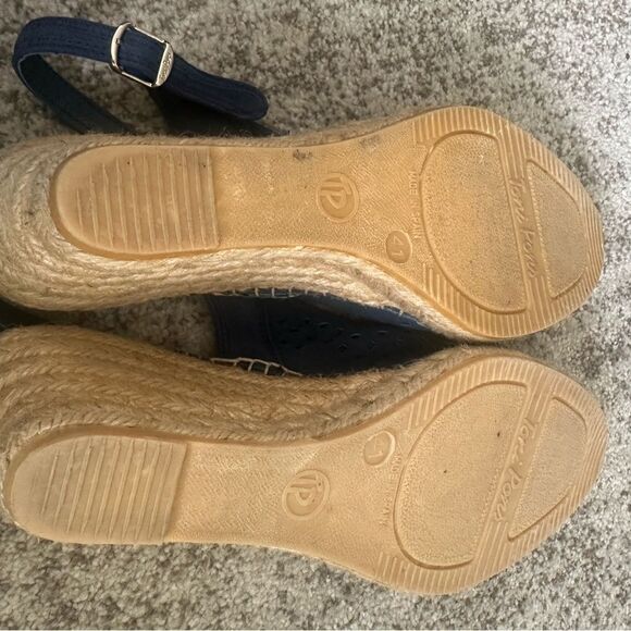 Toni Pons Blue Suede Slingback Espadrille Sandals 41 - Picture 4 of 7